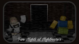 Five Nights At Nghtmares  Night 1 [upl. by Estey]