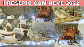 PASSO A PASSO DO MEU PRESÉPIO 2022 COM NEVE [upl. by Breger]