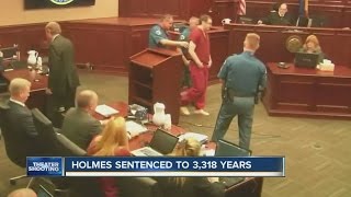 Holmes sentenced to 3318 years [upl. by Meijer]