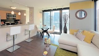 Tour a large onebedroom at the iconic Aqua apartment tower [upl. by Retsae854]