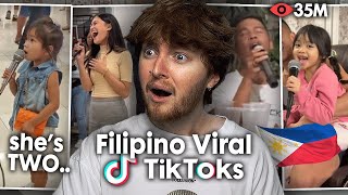 THEYRE BORN SINGERS Viral Young Filipino Singers on TikTok  Vocal Reaction [upl. by Studnia]