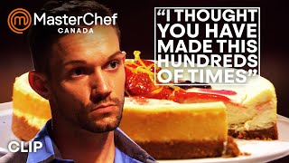 Recreating The Perfect Cheesecake  MasterChef Canada  MasterChef World [upl. by Celin]