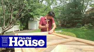 How to Build a Sliding Barn Door  This Old House [upl. by Mychael]