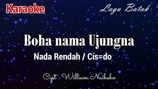 Karaoke  Boha nama ujungna Nada Rendah [upl. by Anatola]