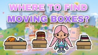 Where to find moving boxes  Toca Life World Secrets [upl. by Kloman]