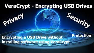 VeraCrypt  Encrypting a USB Flash Drive [upl. by Clover364]