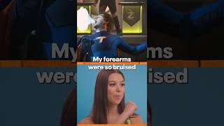 kira kosarin reacts to iconic thundermans fight scene shorts [upl. by Eniron]