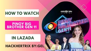 HOW TO WATCH PBB LIVE STREAM 2024  HACKHERTRIX  PINOY BIG BROTHER GEN 11 LIVE ONLINE  LAZLIVE [upl. by Yllime]