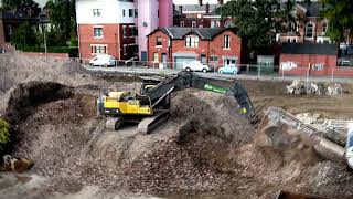 Clayton Hospital Northgate Wakefield Drone Demolition Footage [upl. by Olyhs]