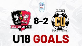 U18 Goals Exeter City 8 Cambridge United 2  Exeter City Football Club [upl. by Esenaj]