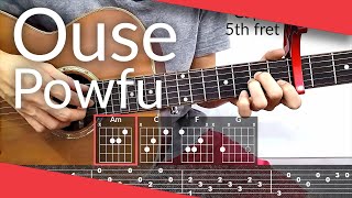 Lovemark Ouse Powfu Guitar Tutorial  Tab Chords [upl. by Witcher825]