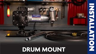 Sotera Drum Mount Installation  Oil amp Chemical Transfer Pump [upl. by Eyllek41]