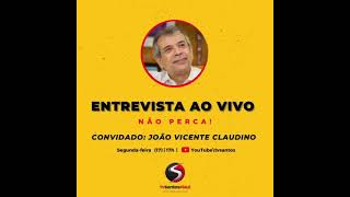 João Vicente Claudino será o entrevistado hoje na TV SANTOS Piauí [upl. by Nnylirret749]