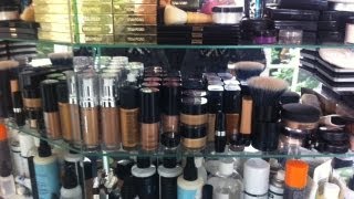 MY MAKEUP COLLECTION amp STORAGE [upl. by Zurheide]