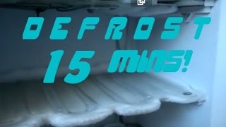 Defrost a freezer very fast [upl. by Ahsinehs]