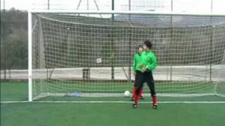 Allenamento portieri Il tuffo e rialzarsi U12 gen10mpg [upl. by Nylorak]