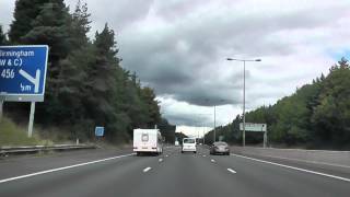 Driving On The M5 amp M6 Motorways From M5 J6 Worcester North To M6 J9 Wednesbury West Midlands UK [upl. by Nwahsiek]