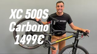 Bicicleta XC 500 doble suspensión carbono  sram GX  Manitou  1499€ decathlon mtb rockrider [upl. by Neslund]