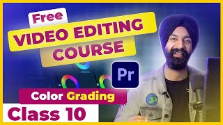 Premiere Pro Course ✨ Class 10 ✅ Color Grading Correction LUTS amp more [upl. by Enelear]