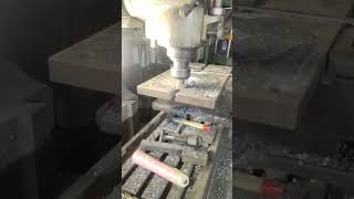 Easy way to make a Tslot in machine table without a Tslot end mill cutter [upl. by Nissy]