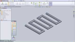 5SolidWorks Surface Tutorial Swept Surface [upl. by Lynnell863]