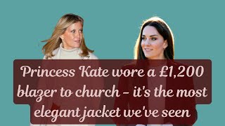 quotPrincess Kate Stuns in Chic Autumnal Tartan Blazer at Balmoral Church Service with Prince Williamquot [upl. by Nnaitak412]