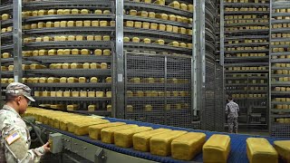 Inside Massive US Army Bakery Producing Tons of Food Everyday [upl. by Setarcos249]