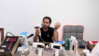 hair removal using instruction for Mlay T4 IPL hair removal [upl. by Sicard]