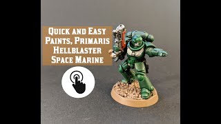 40k Dark Angels Primaris Hellblaster 003109 tabletop paint scheme [upl. by Noiroc]