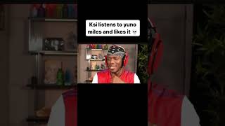 KSI listens to yuno miles and likes it 💀 [upl. by Baram682]