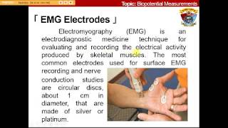 Biomedical Sensors Biopotential Measurements Part 2 of 2 [upl. by Stets]