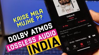 HOW  DOLBY ATMOS amp LOSSLESS AUDIO Enabled on my iPhone in INDIA  iOS 15 [upl. by Elita]