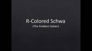 Day 7 Phonetics 4 Vowels RColored Schwa Allophones of T [upl. by Erda]