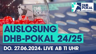 DHBPokal 202425 Auslosung 1 Runde [upl. by Zurheide623]