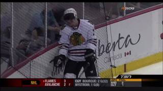 James Wisniewski Hit on Brent Seabrook  Longer [upl. by Nosraep]