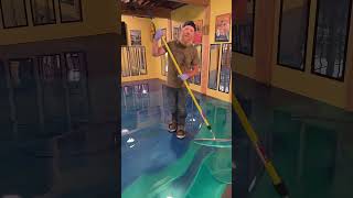 Installing Epoxy Ocean Floor  TikTok Live  Countertop Epoxy [upl. by Ailero62]