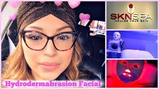 FIRST EVER HYDRODERMABRASION FACIAL [upl. by Aicenra]