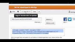 WordPress  Bädda in YouTubeklipp [upl. by Neville]