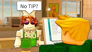 ROBLOX Cafe Funny Moments [upl. by Dennard]