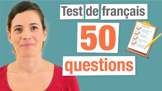 Test de Français  50 Questions pour évaluer vos connaissances [upl. by Ahsiek370]