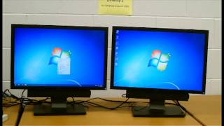 Setting Up Dual Monitors With Windows 7 [upl. by Leor]