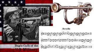 Reveille Army Bugle Wake Up Call  5 Min Repeat [upl. by Susy396]