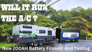 200AH LITHIUM BATTERY INSTALL [upl. by Noicnecsa]