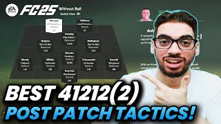 POST PATCH BEST META 412122 FORMATION AND CUSTOM TACTICS  FC 25 ULTIMATE TEAM [upl. by Slotnick]