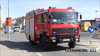 Flugunfall über Schule in Sarstedt Einsatzfahrten Feuerwehr und THW Landkreis Hildesheim [upl. by Iyre]