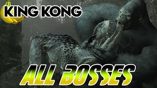 King Kong  All Bosses  Ending [upl. by Veneaux]