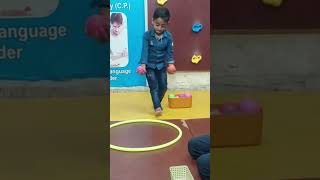 Gross Motor skills activity  Eye hand coordination  Attention shortsfeed grossmotorskills [upl. by Alleris708]