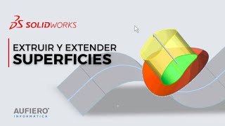 Solidworks Tip Extruir y Extender Superficies [upl. by Olbap569]