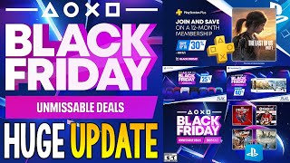 HUGE PlayStation BLACK FRIDAY 2024 Sales UPDATE  Official PlayStation DEALS Revealed [upl. by Bertram]