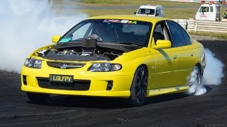 LOLFPV  Limiter bashing V8 Holden burnout [upl. by Deborath990]